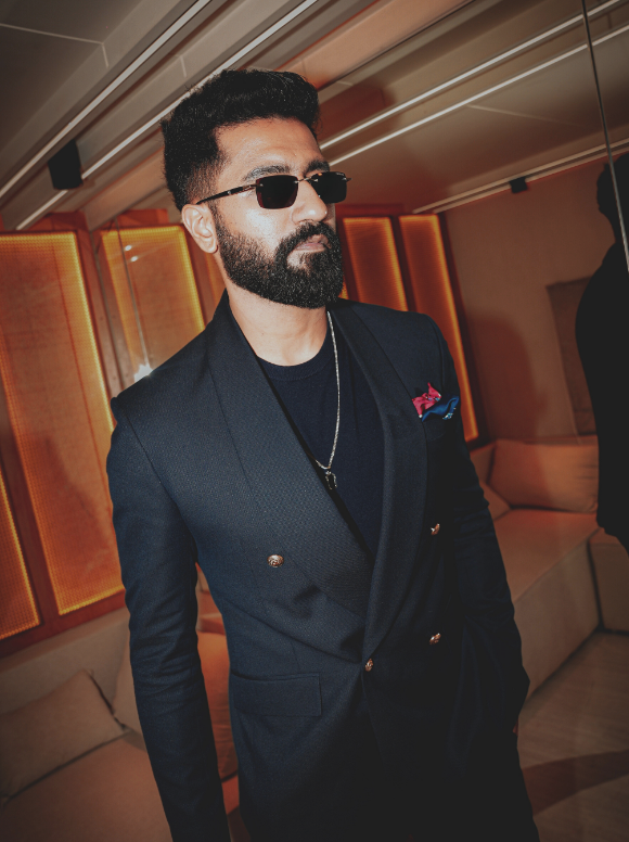 Navy Blue Worsted Wool Classic Shawl Lapel Double Breasted Tuxedo Set