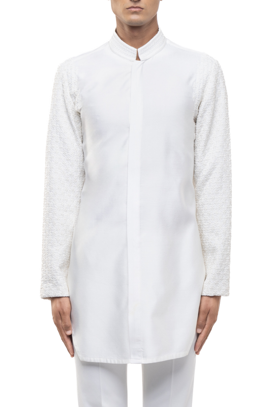 Ivory Deconstructed Kurta Set