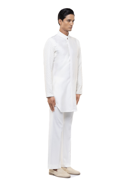 Ivory Deconstructed Kurta Set